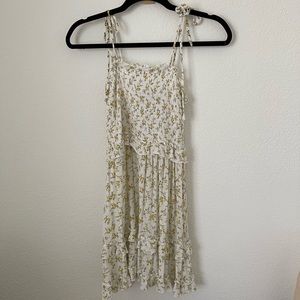 White floral dress